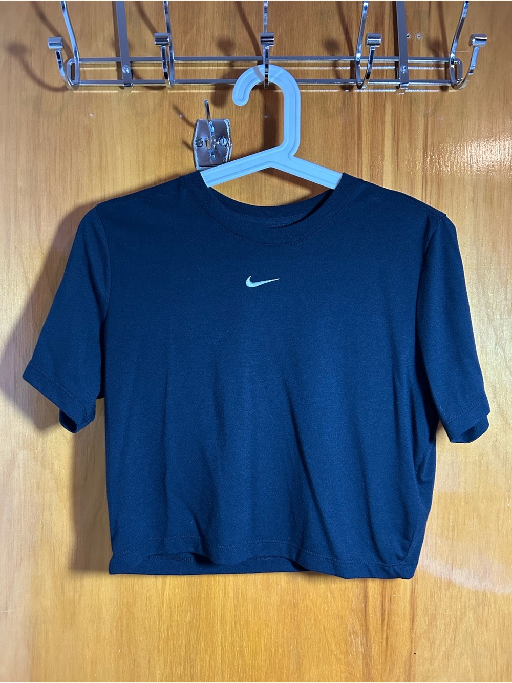 Nike Black Short Sleeve Tee with White Swoosh